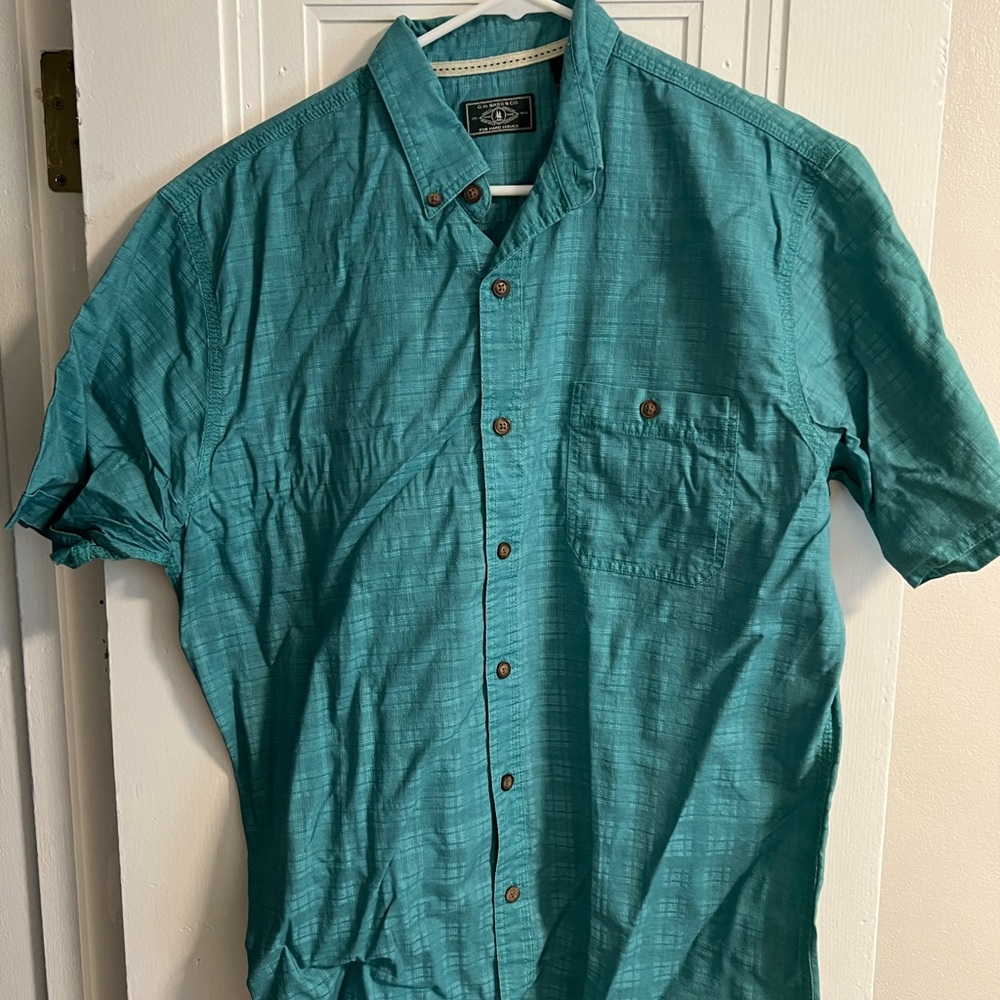 Reyn Spooner Blue Casual Button Down Shirt